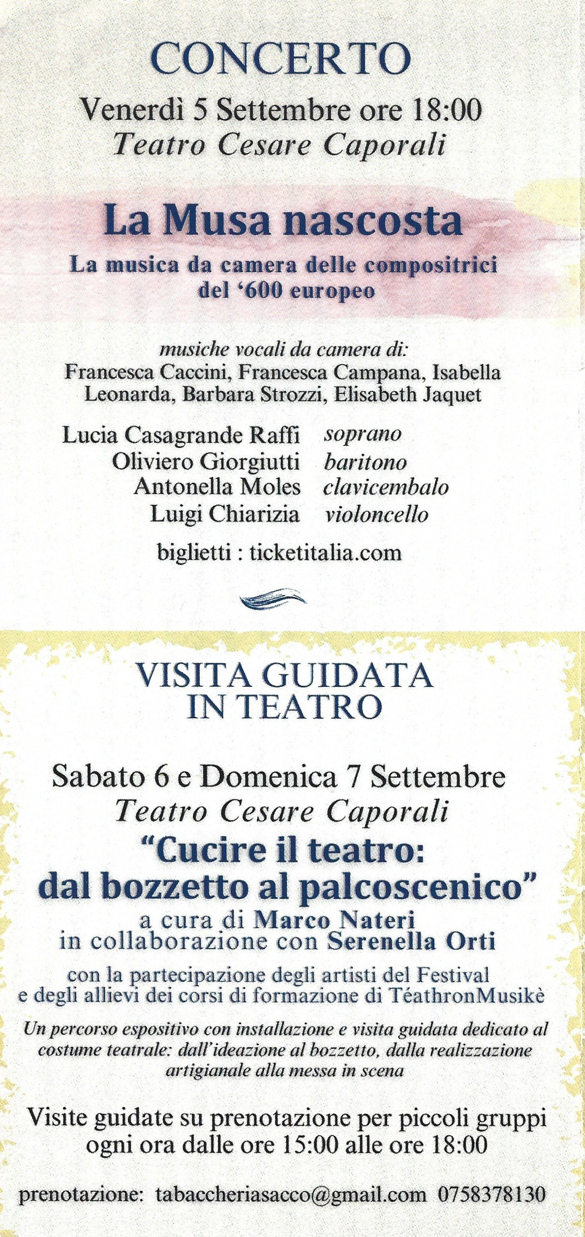 Programma Giorno 1
